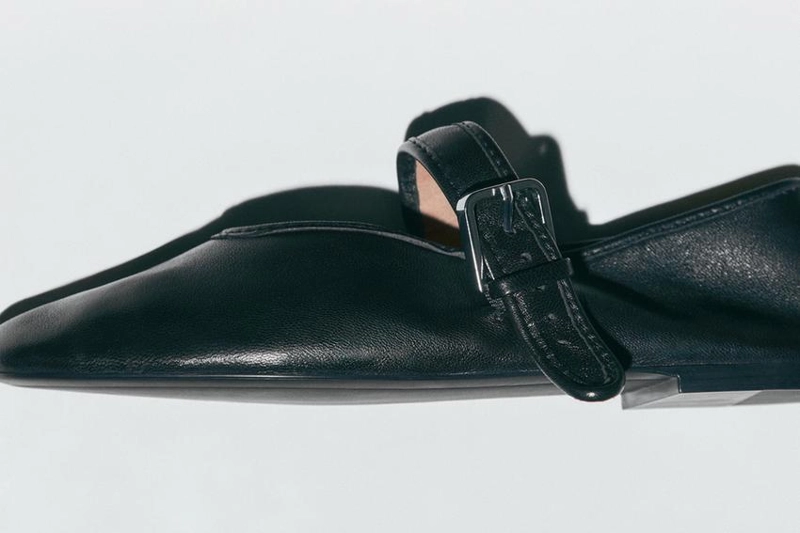 Мягкие балетки из натуральной кожи