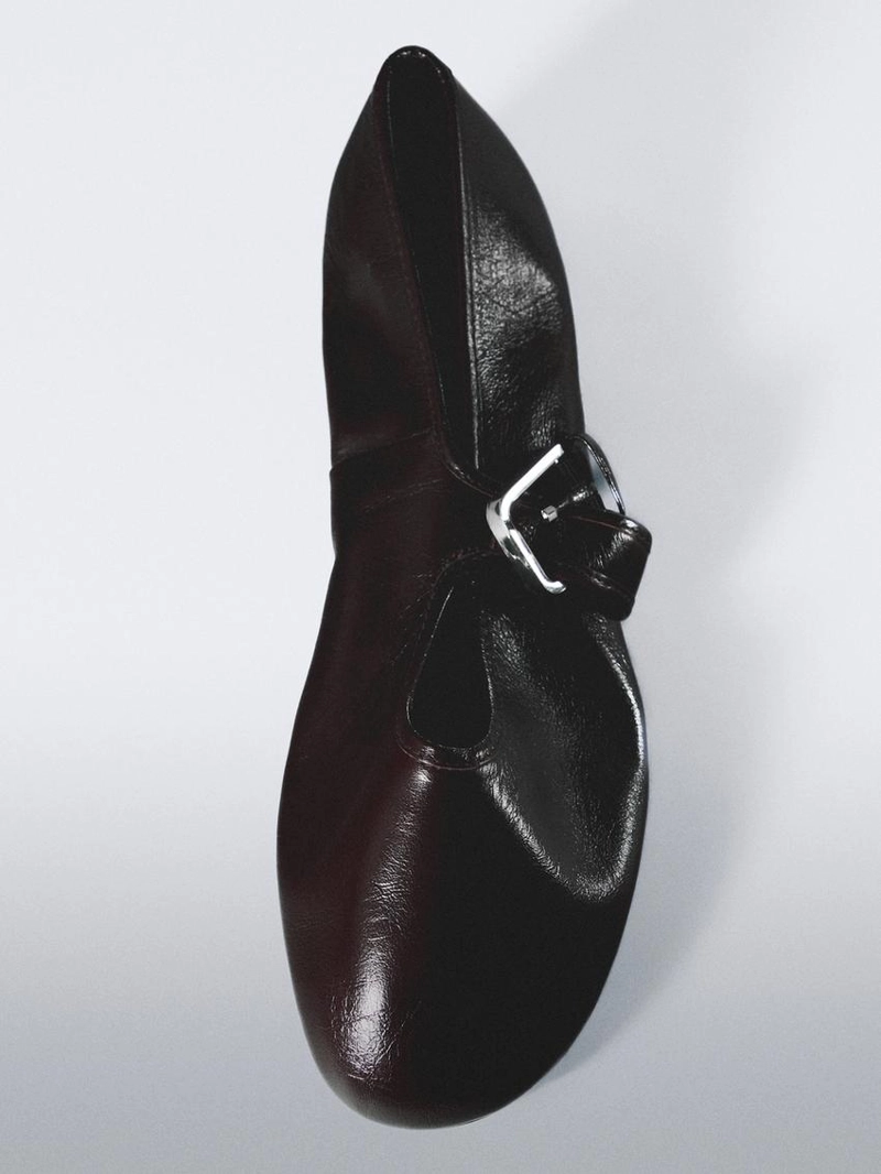 Мягкие балетки из натуральной кожи