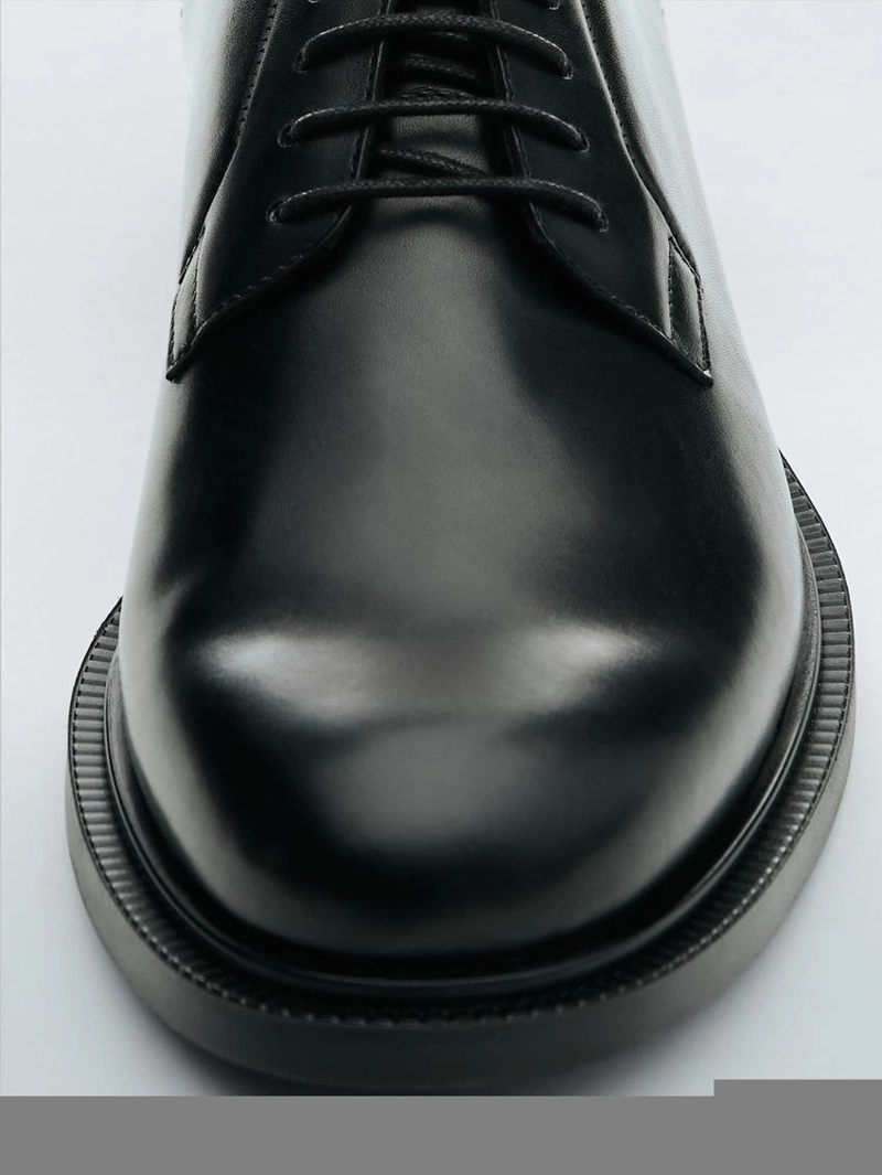 Туфли derby из кожи