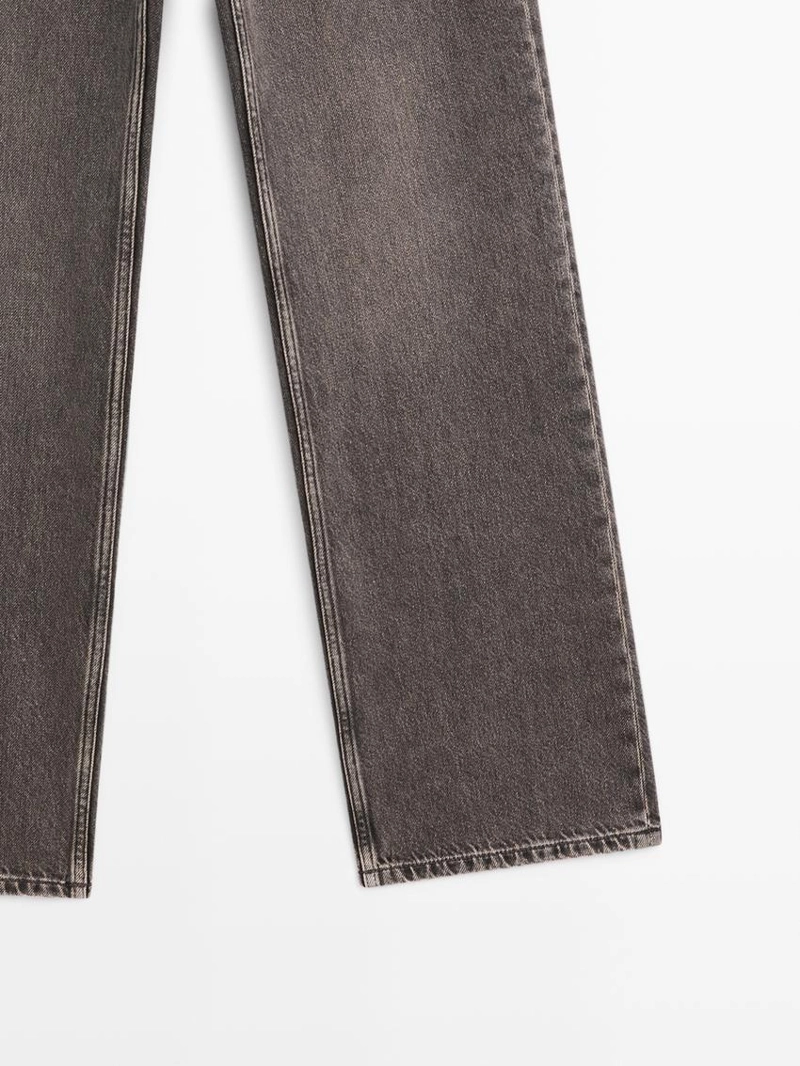 Джинсы прямого кроя с низкой посадкой