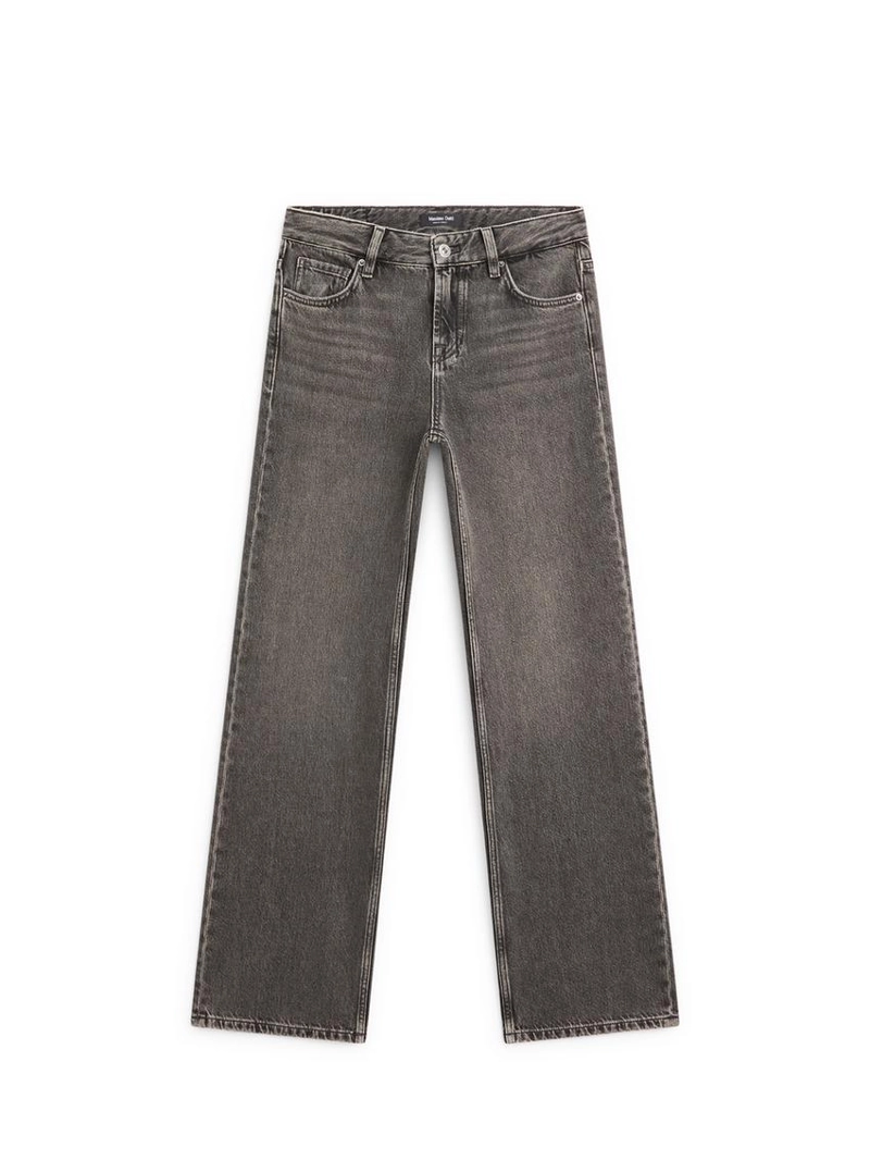 Джинсы прямого кроя с низкой посадкой