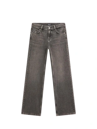 Джинсы прямого кроя с низкой посадкой- Заказать в России