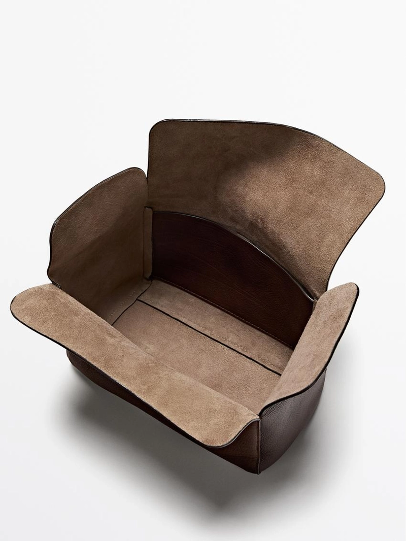 Кожаная косметичка для путешествий из наппы