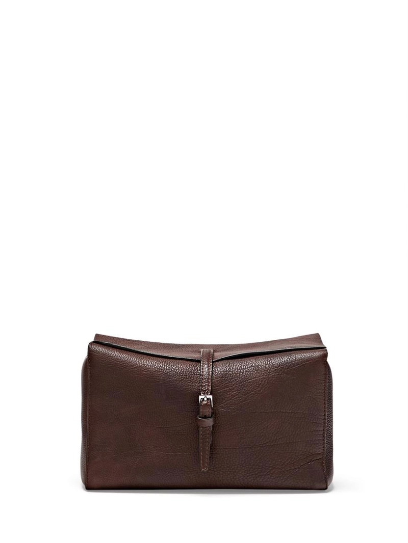 Кожаная косметичка для путешествий из наппы