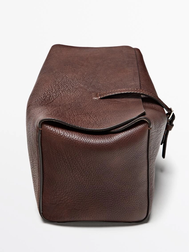 Кожаная косметичка для путешествий из наппы