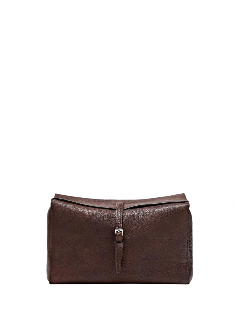 Кожаная косметичка для путешествий из наппы