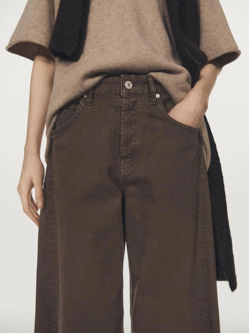 Джинсы high-waist balloon fit