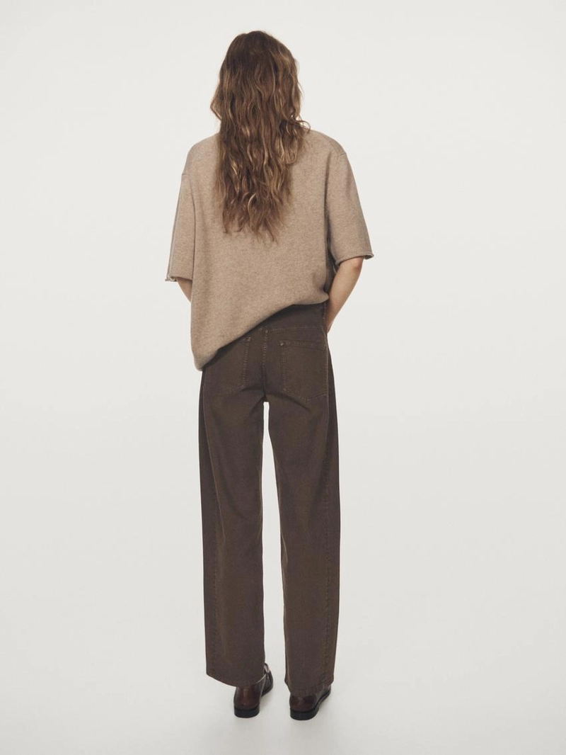 Джинсы high-waist balloon fit