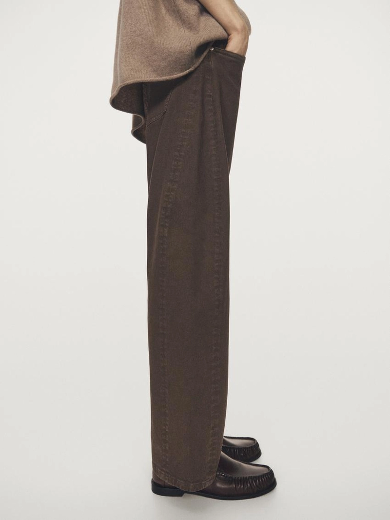 Джинсы high-waist balloon fit