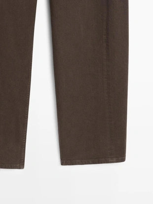 Джинсы HIGH-WAIST BALLOON FIT- Заказать в России