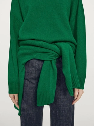 Джинсы с высокой талией и расширенными брючинами- Заказать в России