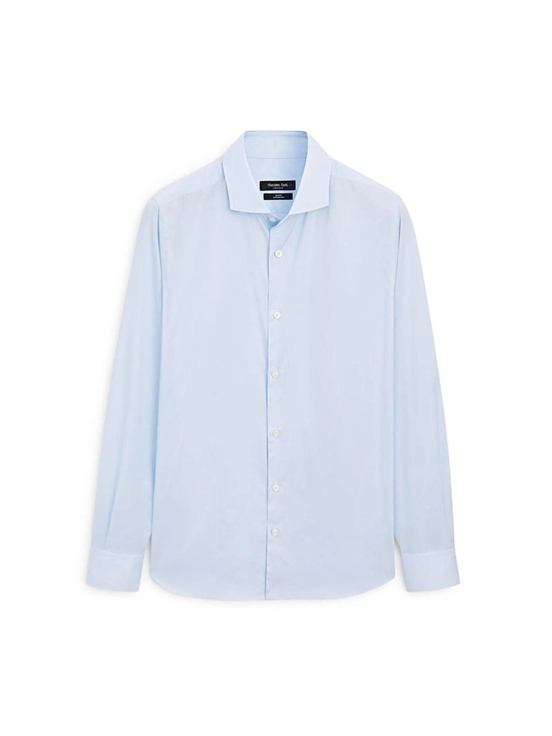 Рубашка slim fit из 100% хлопка