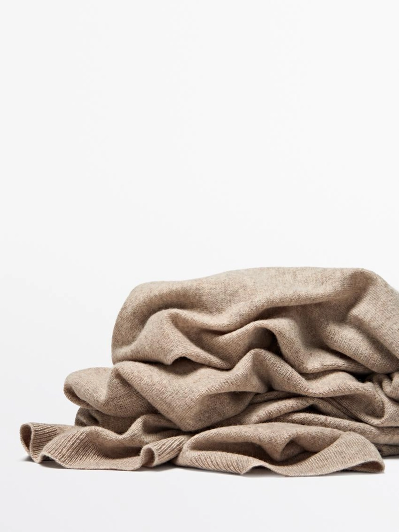 Шарф из тонкой шерстяной смеси