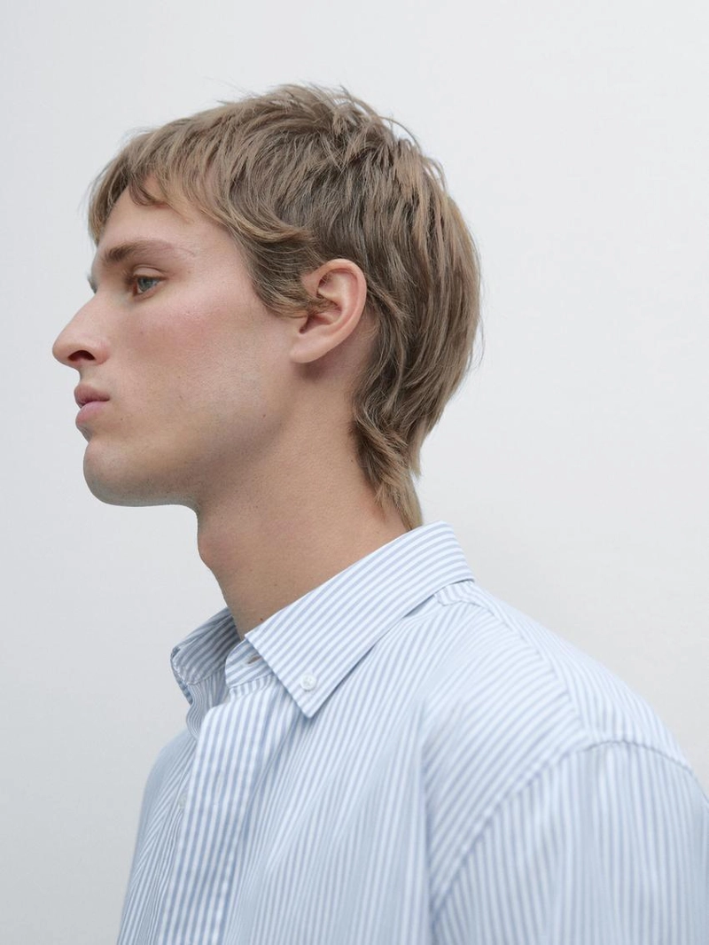 Рубашка из 100% хлопка оксфорд