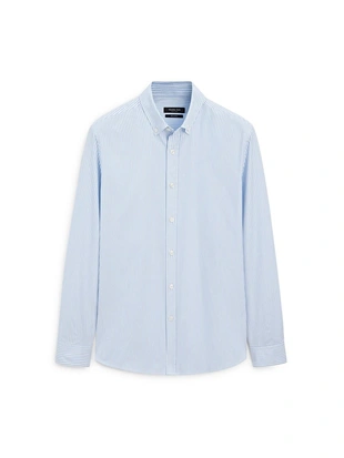 Рубашка из 100% хлопка оксфорд- Заказать в России