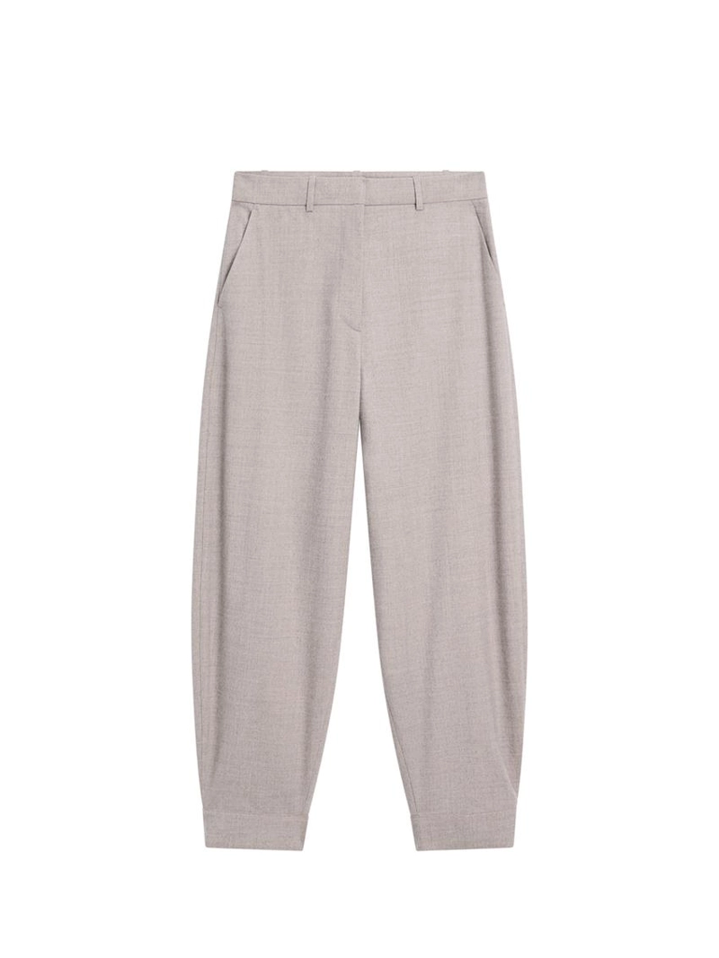 Брюки саруэль с деталями пряжки