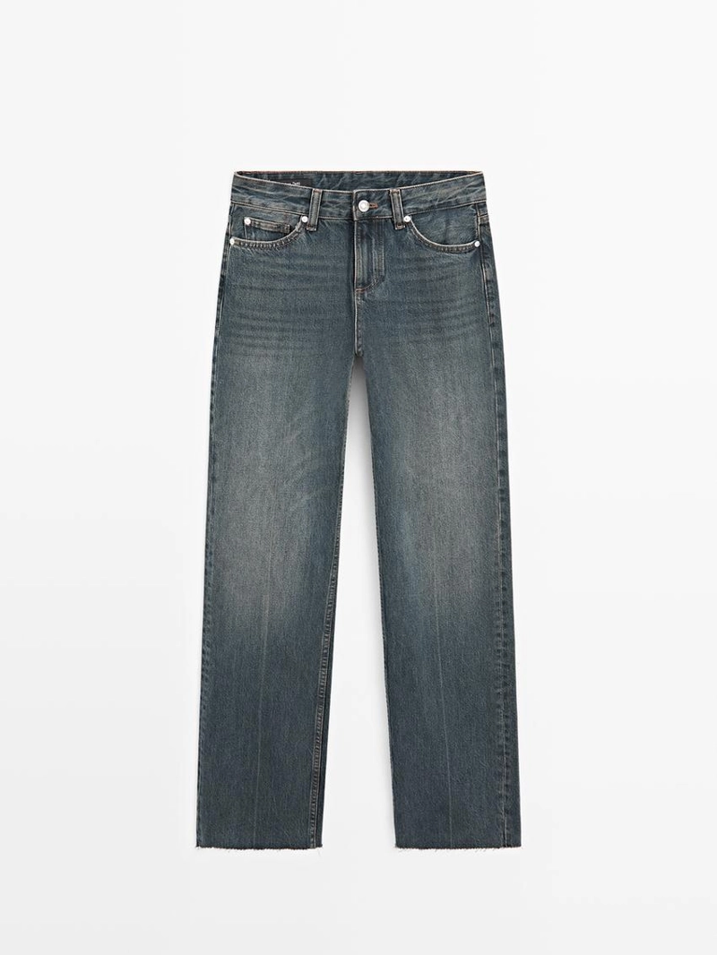 Джинсы прямого кроя