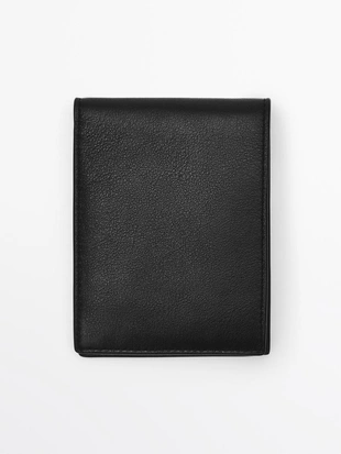 Горизонтальный кошелек из наппа-кожи с кошельком- Заказать в России