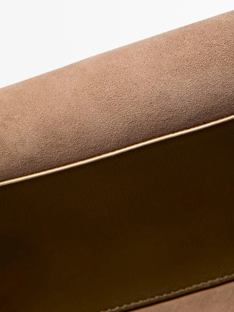 Кожаная косметичка для путешествий из овечьей кожи