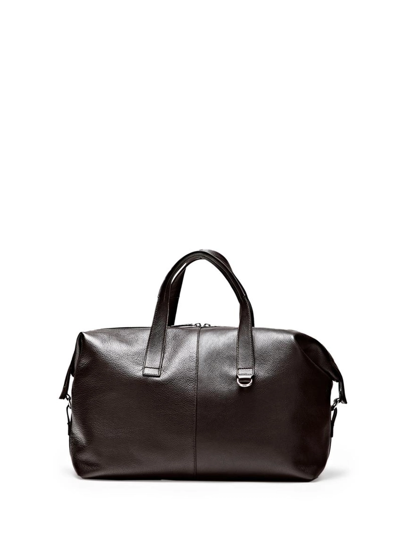 Сумка-дюфель из кожи непа