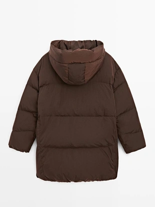 Куртка-пуховик 80% пух - 20% водоотталкивающих перьев- Заказать в России