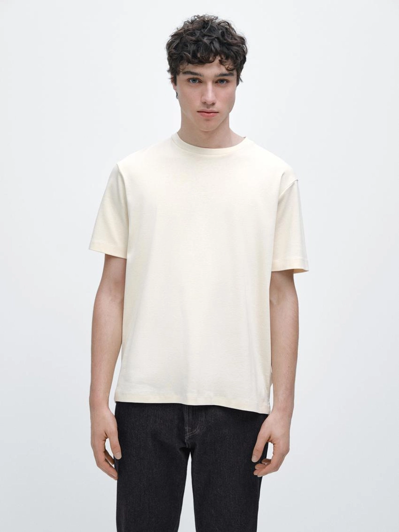 Футболка из 100% мерсеризированного хлопка