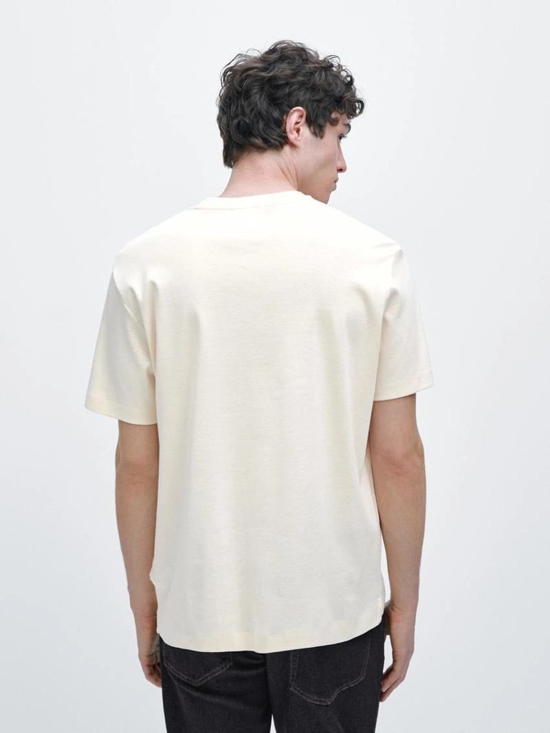 Футболка из 100% мерсеризированного хлопка