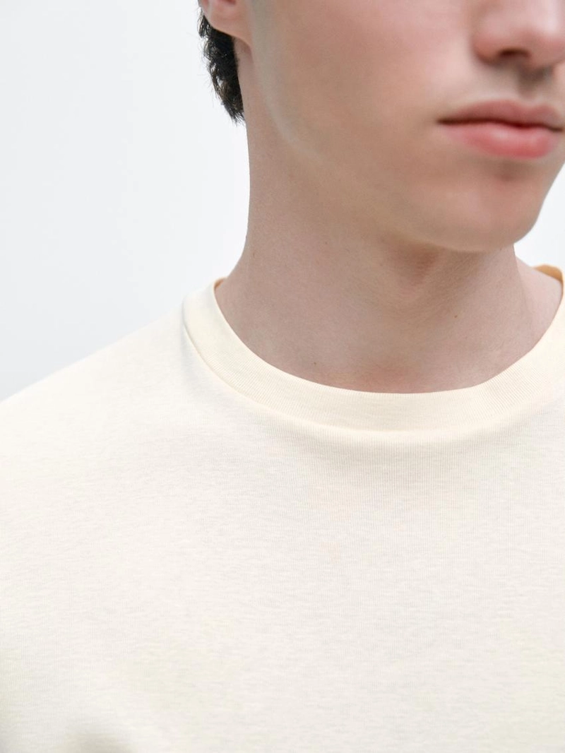 Футболка из 100% мерсеризированного хлопка