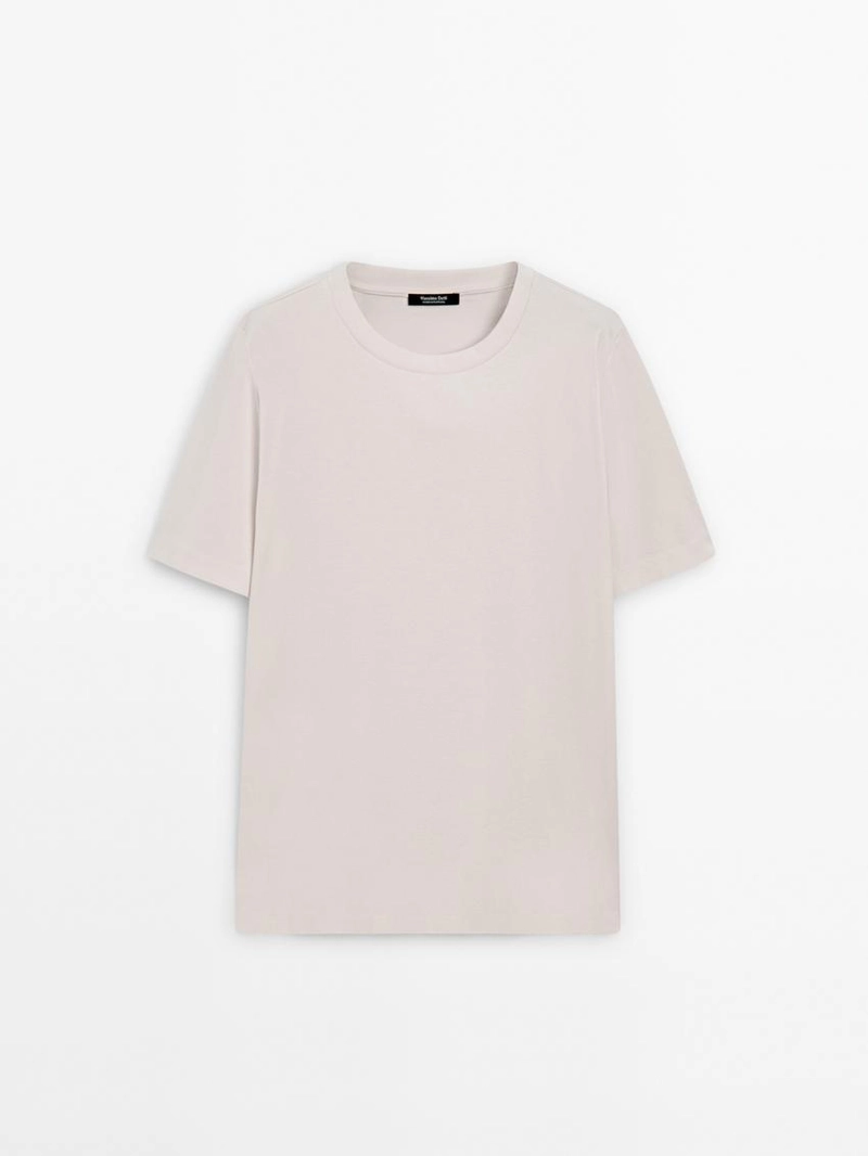 Футболка из 100% мерсеризированного хлопка