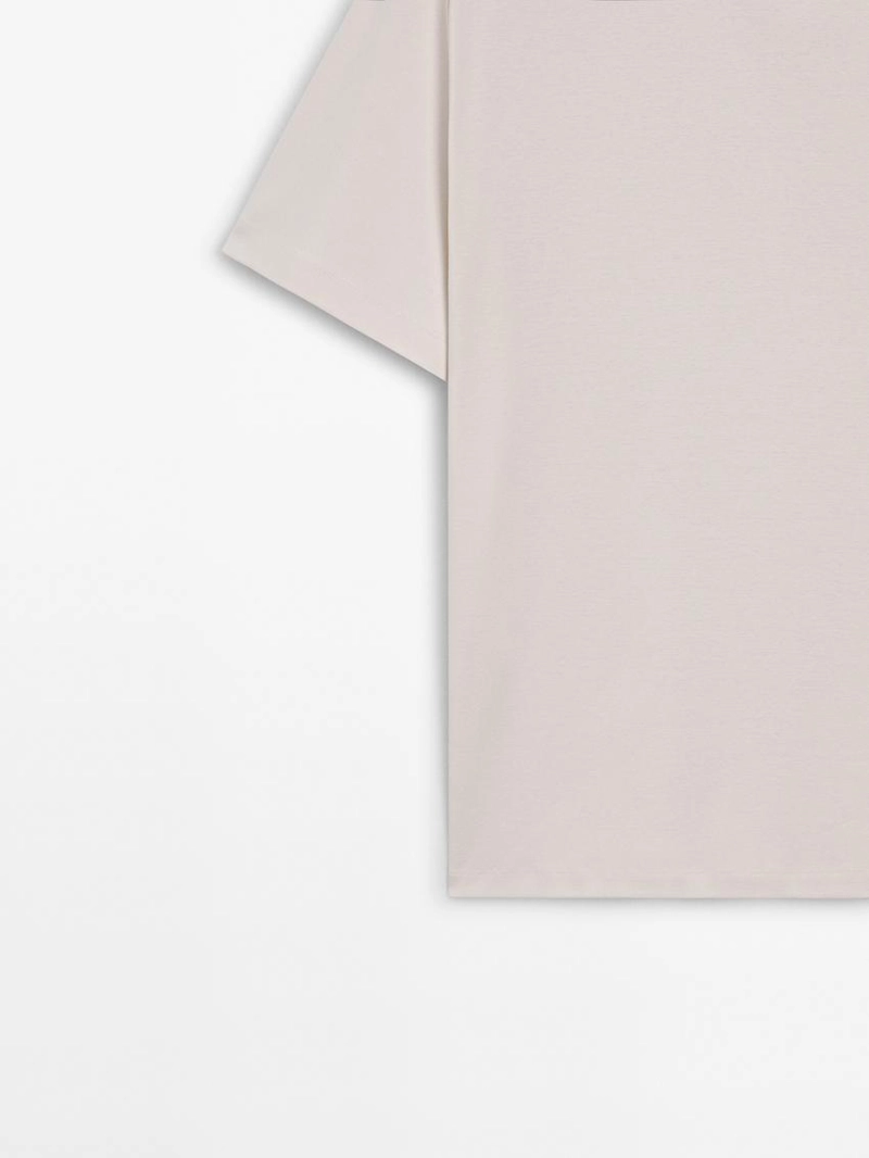 Футболка из 100% мерсеризированного хлопка