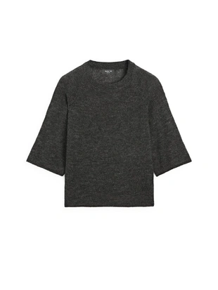 Свитер с регланом из смеси альпаки и шерсти- Заказать в России