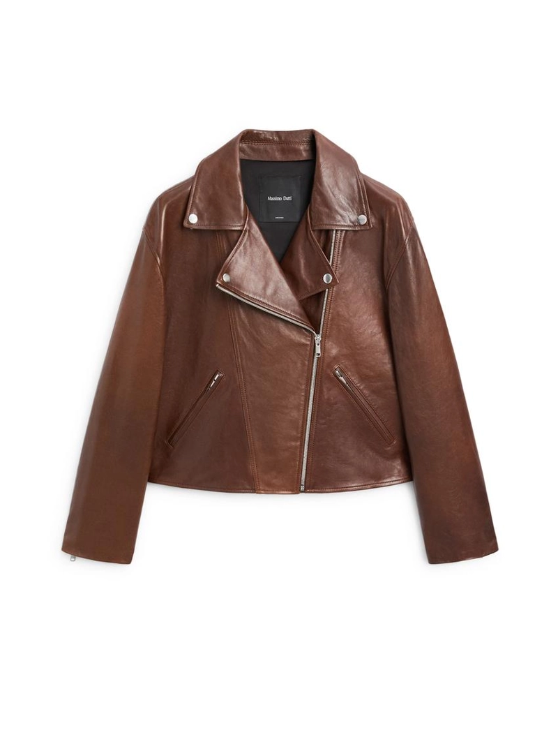 Куртка байкер из овечьей кожи