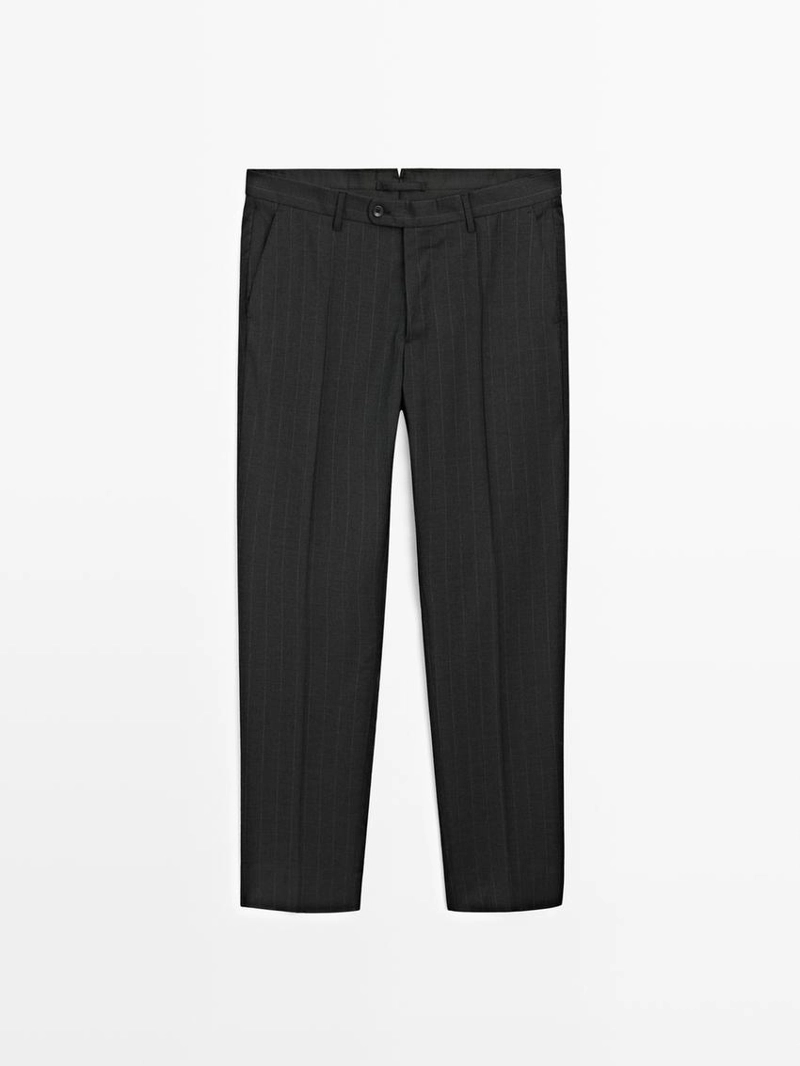 Брюки костюмные в полоску