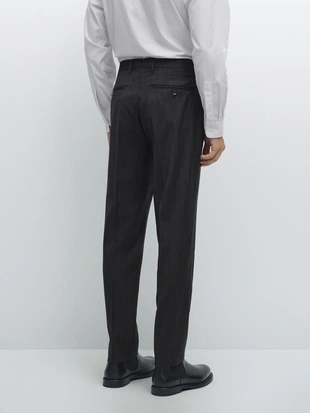 Брюки костюмные в полоску- Заказать в России