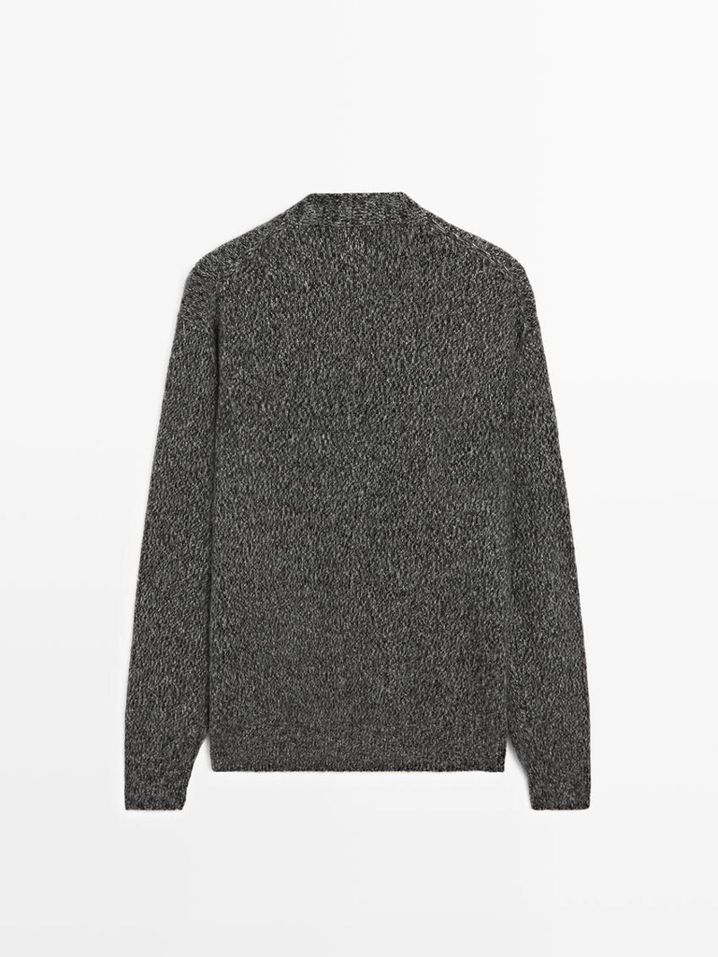 Кардиган из шерстяно-шелкового трикотажа