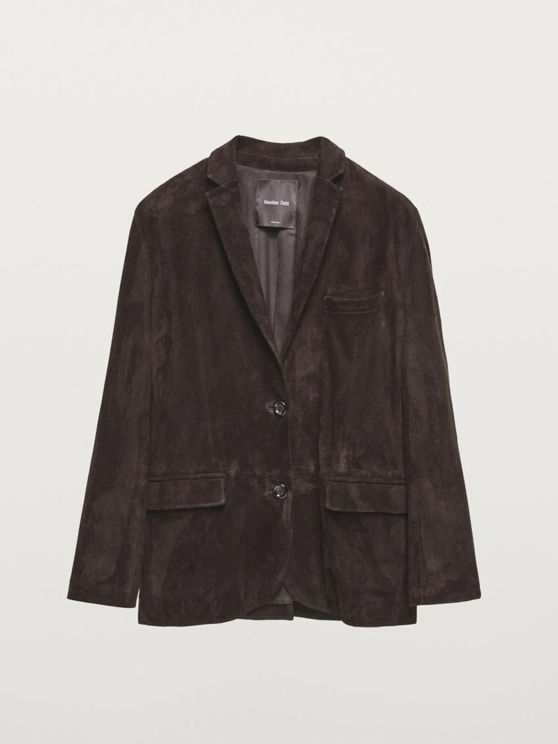 Замшевый блейзер