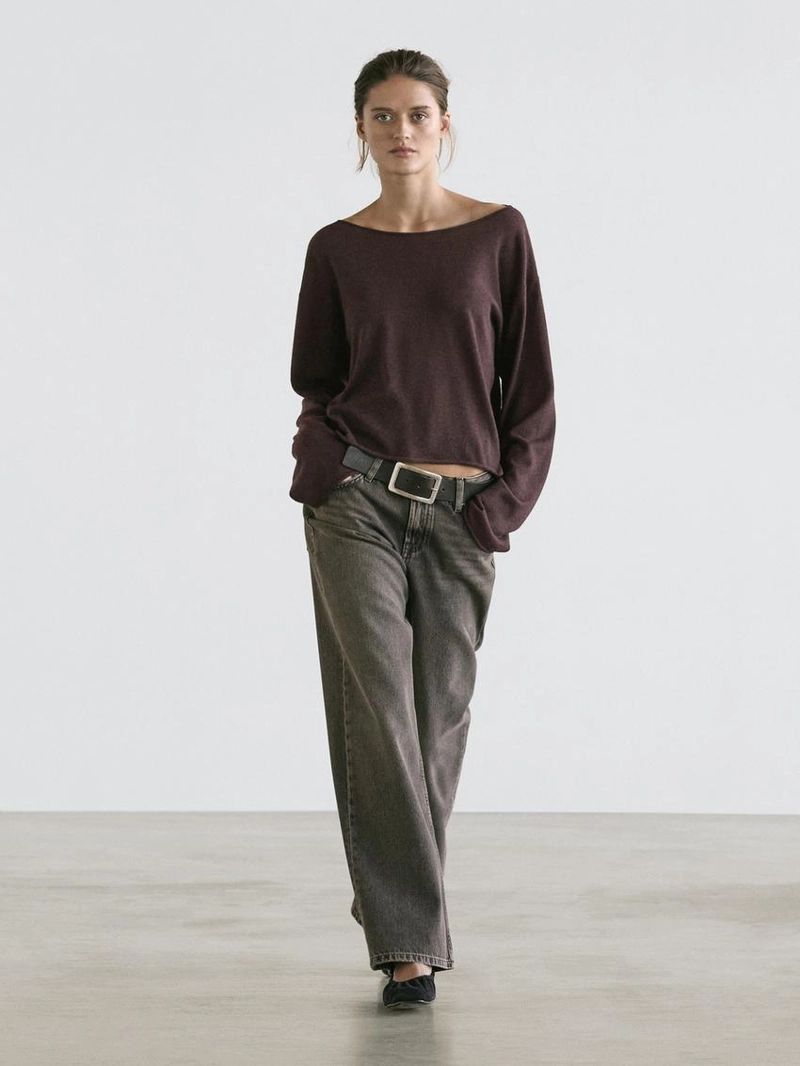 Свитер из 100% шерсти