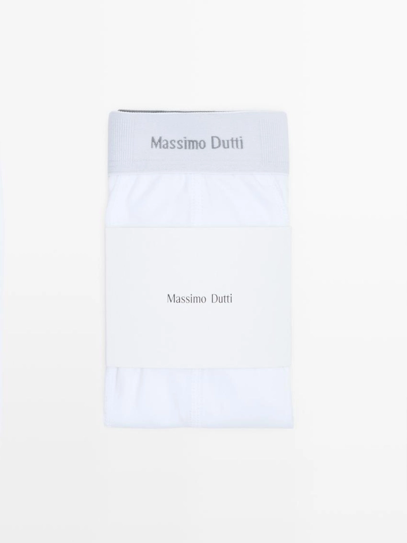 Трусы с логотипом на поясе