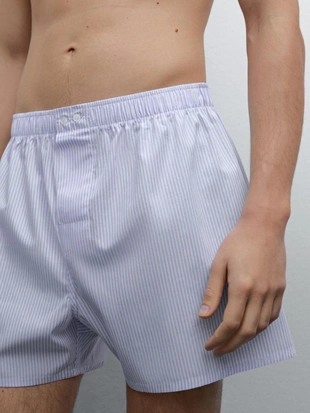 100% хлопковые полосатые боксеры- Заказать в России