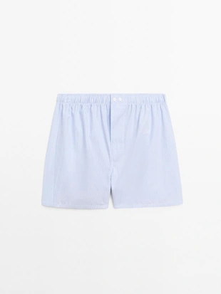 100% хлопковые полосатые боксеры- Заказать в России