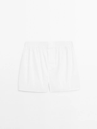 Хлопковые боксеры MASSIMO DUTTI- Заказать в России