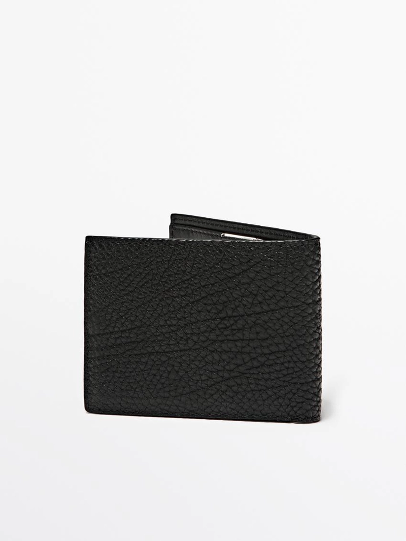 Кошелек из натуральной кожи наппа в стиле клатч