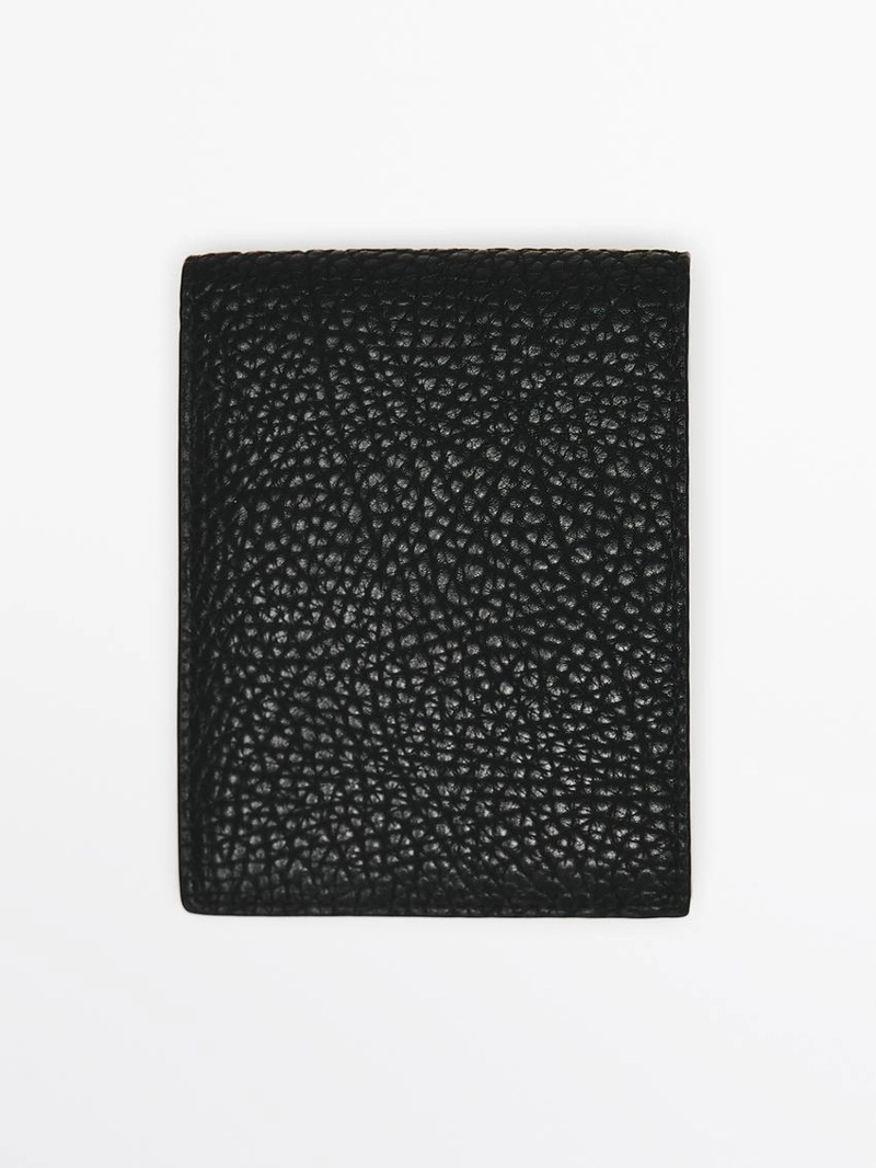 Кошелек из натуральной кожи наппа в стиле клатч