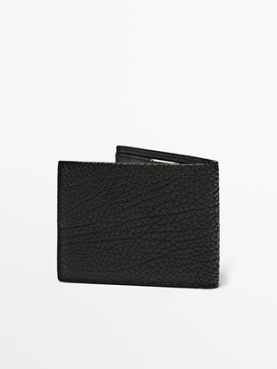 Кошелек из натуральной кожи наппа в стиле клатч- Заказать в России