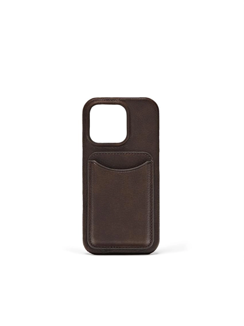 Чехол из натуральной кожи для iphone 16 pro