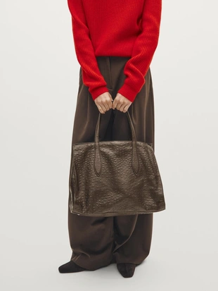 Сумка MAXI текстурной кожи MD ICON- Заказать в России