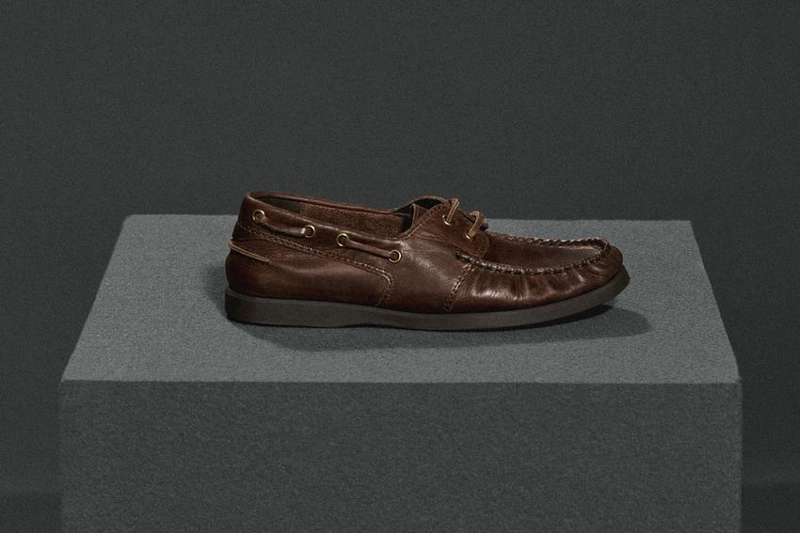 Мокасины из натуральной кожи с маслом