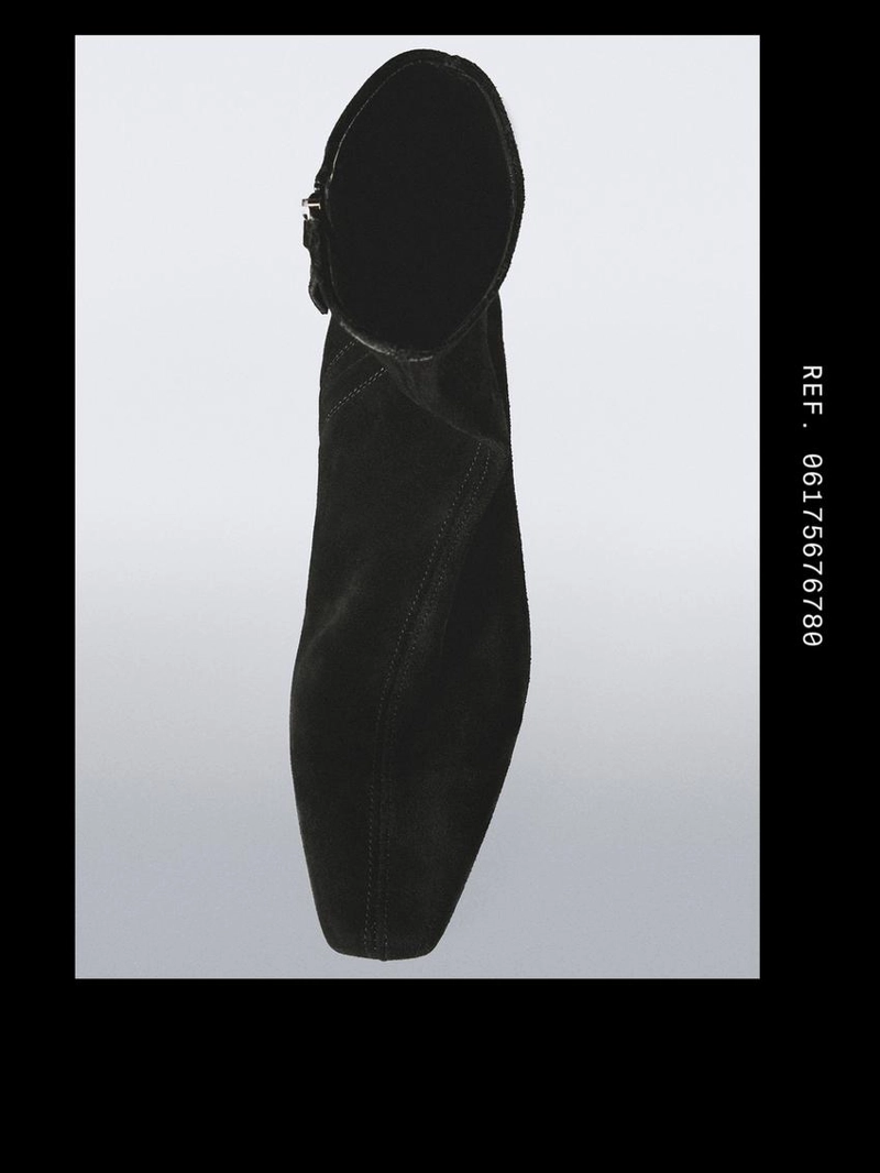 Ботильоны на платформе из разделочной кожи