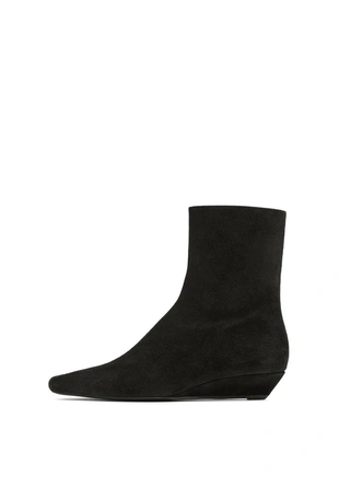 Ботильоны на платформе из разделочной кожи- Заказать в России