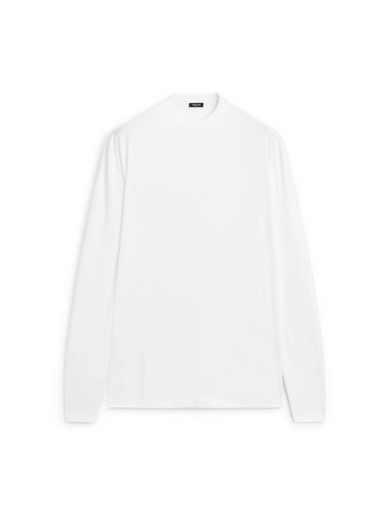 Футболка с длинным рукавом из средневесного хлопка